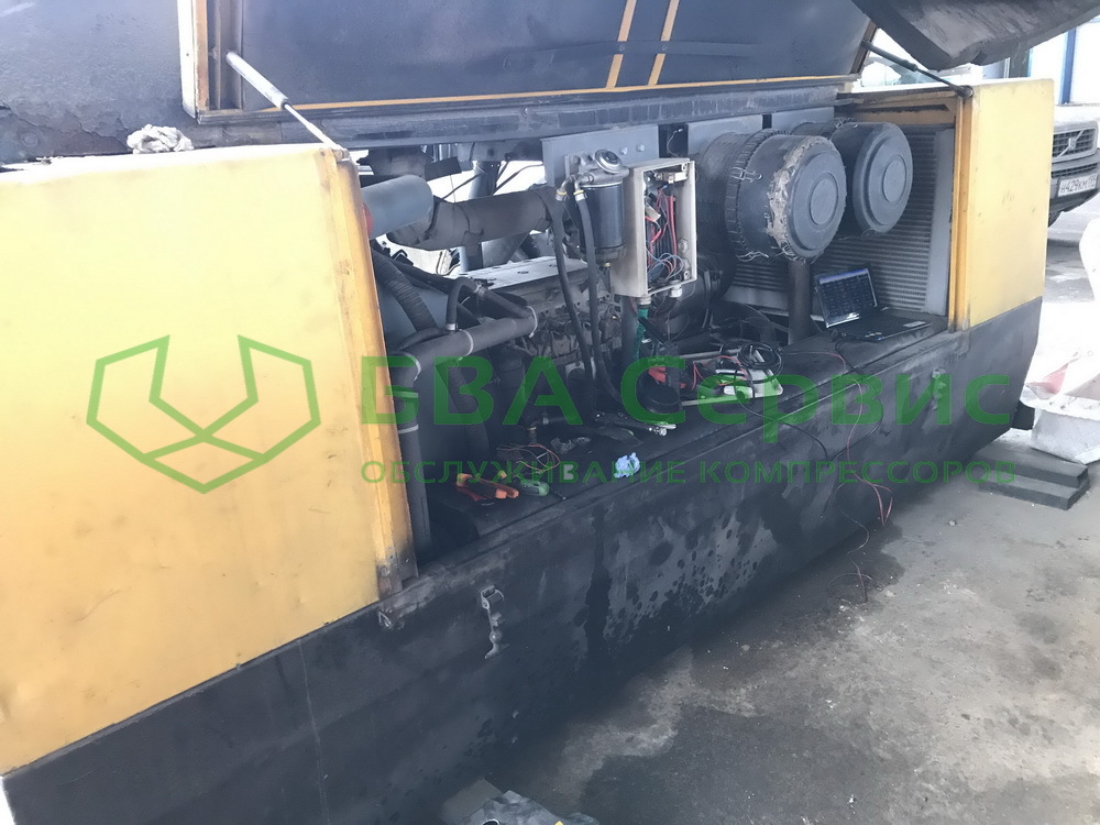 Диагностика компрессора Atlas Copco XAHS 236