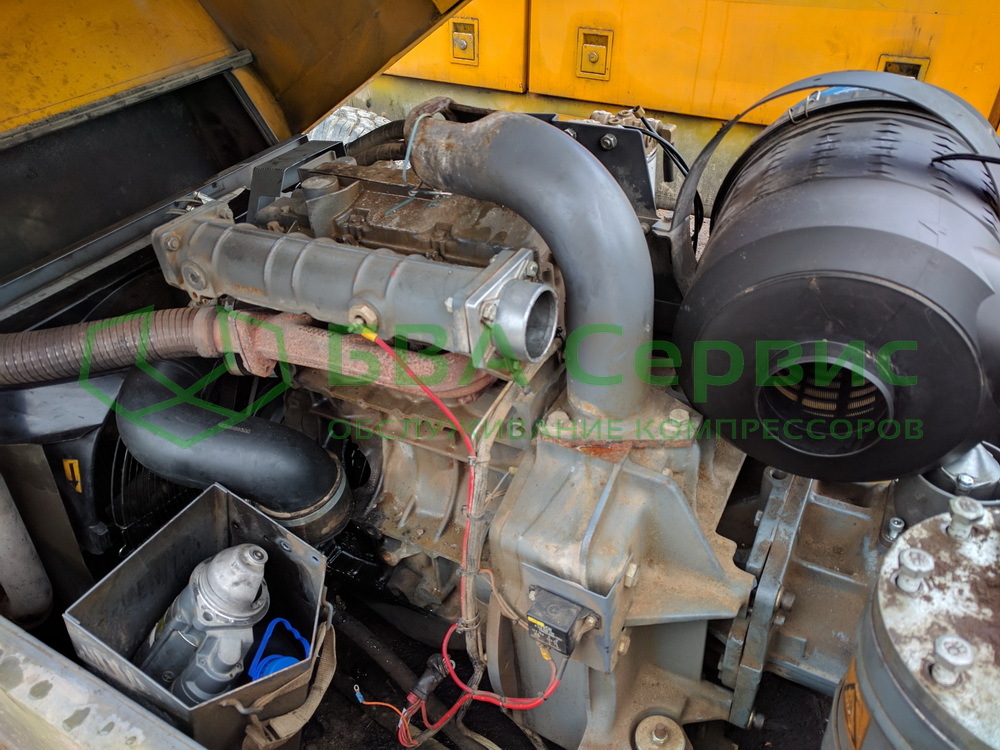 Диагностика дизельного компрессора Atlas Copco XAS 97