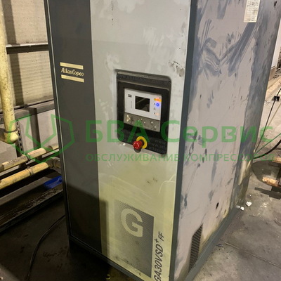 Техническое обслуживание и капитальный ремонт компрессора Atlas Copco GA 30 VSD+