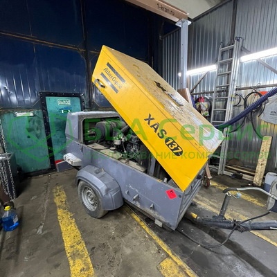 Техническое обслуживание дизельного компрессора Atlas Copco XAS 137