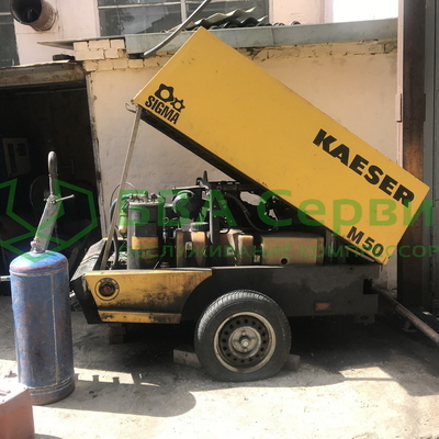 Диагностика дизельного компрессора Kaeser M50