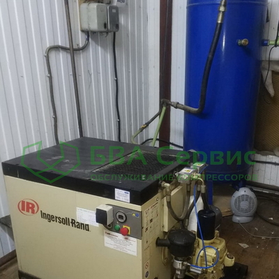 Техническое обслуживание винтового электрического компрессора Ingersoll Rand UNI 11