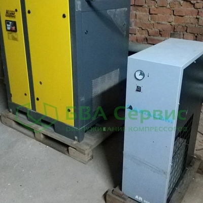 Техническое обслуживание винтового электрического компрессора Comprag A-2208